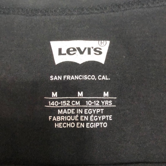 LEVI’S black tee size M and rainbow print KIDS - Picture 7 of 12